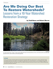 Solutions for Watershed Restoration